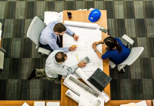 Engineers planning electrical safety training session with CSA Z462 compliance standards